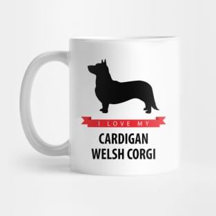 I Love My Cardigan Welsh Corgi Mug